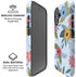 Blue Fall Flowers iPhone 16 Plus Magsafe Impact Case