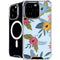 Blue Fall Flowers iPhone 16 Pro MagSafe Case