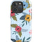Blue Fall Flowers iPhone 16 Pro Magsafe Impact Case