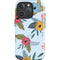 Blue Fall Flowers iPhone 16 Pro Max Impact Case