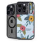 Blue Fall Flowers iPhone 16 Pro Max Kickstand Case