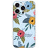 Blue Fall Flowers iPhone 16 Pro Skin