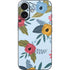 Blue Fall Flowers iPhone 16 Skin