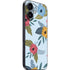 Blue Fall Flowers iPhone 16 Skin