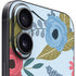 Blue Fall Flowers iPhone 16 Skin