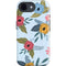 Blue Fall Flowers iPhone 16e Impact Case