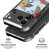 Blue Fall Flowers iPhone 18 Pro Clear Case