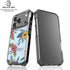 Blue Fall Flowers iPhone 18 Pro Clear Case