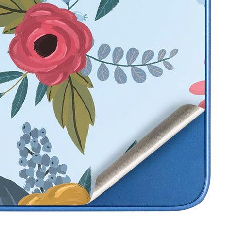 Blue Fall Flowers Moto G Play 4G (2024) Skin