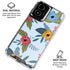 Blue Fall Flowers Moto G Power 5G (2024) Clear Case