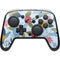 Blue Fall Flowers Nintendo Skins