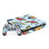 Blue Fall Flowers PlayStation PS4 Skins