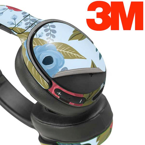Blue Fall Flowers Skullcandy Venue Skin