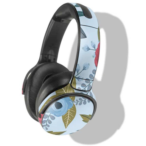 Blue Fall Flowers Skullcandy Venue Skin
