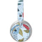 Blue Fall Flowers Surface Headphones Skin