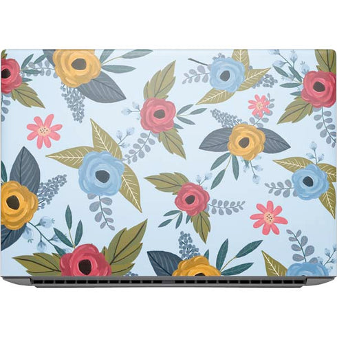 Blue Fall Flowers HP ZBook Fury 16 G10 Skin