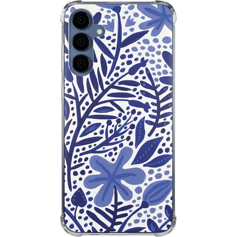 Blue Garden by Cat Coq Galaxy A55 5G Clear Case