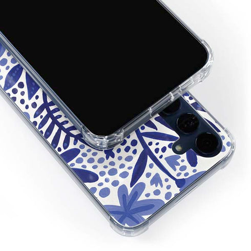 Blue Garden by Cat Coq Galaxy A55 5G Clear Case