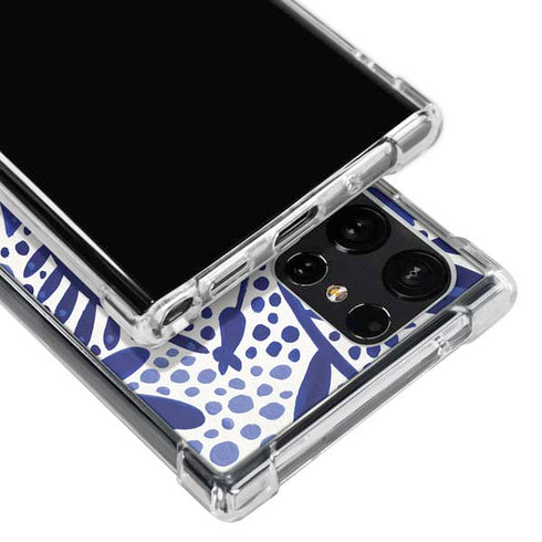 Blue Garden by Cat Coq Galaxy S23 Ultra Clear Case