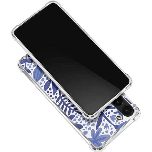 Blue Garden by Cat Coq Galaxy S24 FE Clear Case