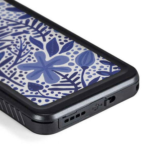 Blue Garden by Cat Coq Galaxy S24 Waterproof Case
