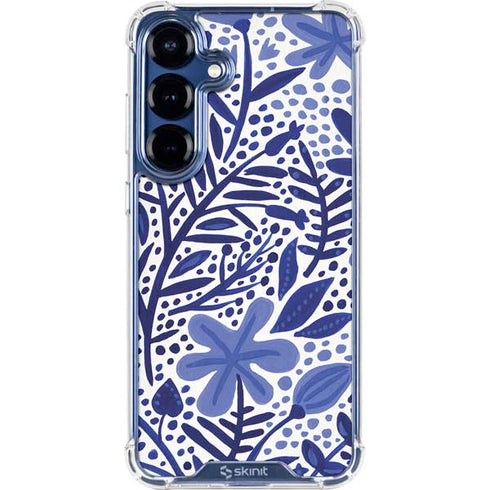 Blue Garden by Cat Coq Galaxy S25 Clear Case