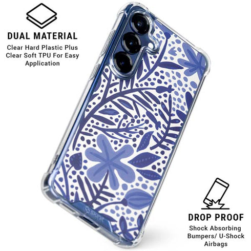 Blue Garden by Cat Coq Galaxy S25 Clear Case