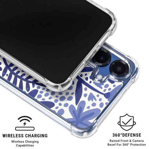 Blue Garden by Cat Coq Galaxy S25 Plus Clear Case