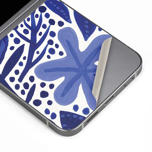 Blue Garden by Cat Coq Galaxy Z Flip6 Skin
