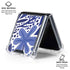 Blue Garden by Cat Coq Galaxy Z Flip6 Clear Case