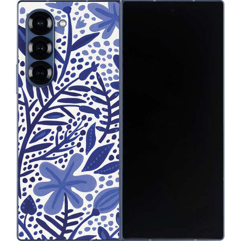 Blue Garden by Cat Coq Galaxy Z Fold6 Skin