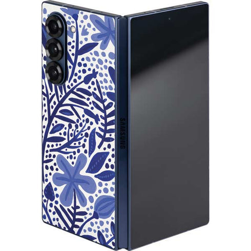 Blue Garden by Cat Coq Galaxy Z Fold6 Skin