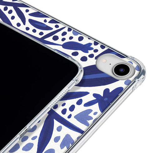 Blue Garden by Cat Coq iPad 11th Gen (2025) Clear Case