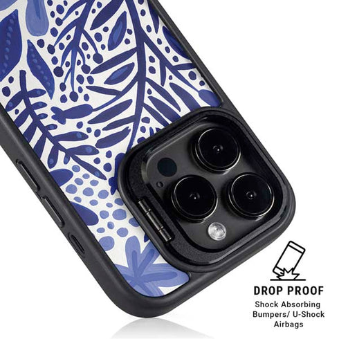 Blue Garden by Cat Coq iPhone 14 Pro Kickstand Case
