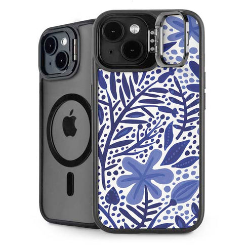 Blue Garden by Cat Coq iPhone 15 Kickstand Case