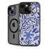 Blue Garden by Cat Coq iPhone 15 Plus Kickstand Case