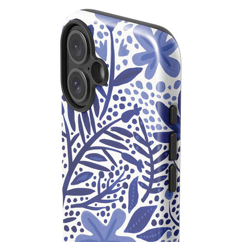 Blue Garden by Cat Coq iPhone 16 Plus Impact Case