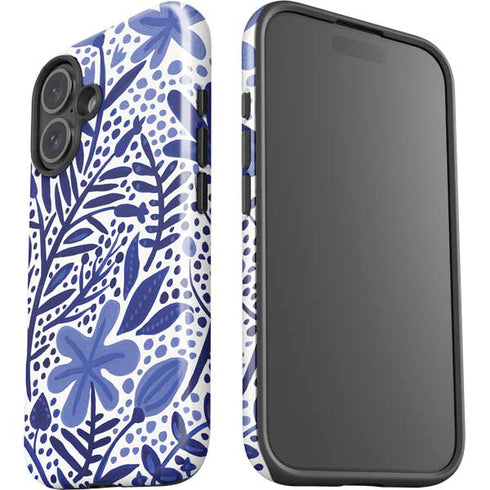 Blue Garden by Cat Coq iPhone 16 Plus Impact Case