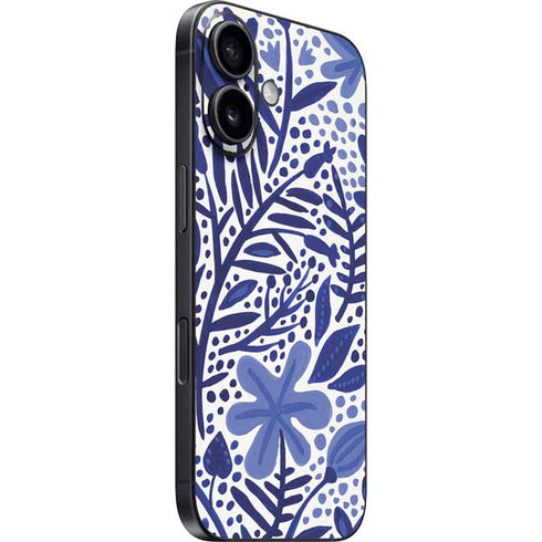 Blue Garden by Cat Coq iPhone 16 Plus Skin