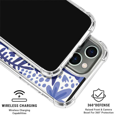 Blue Garden by Cat Coq iPhone 16 Pro Clear Case