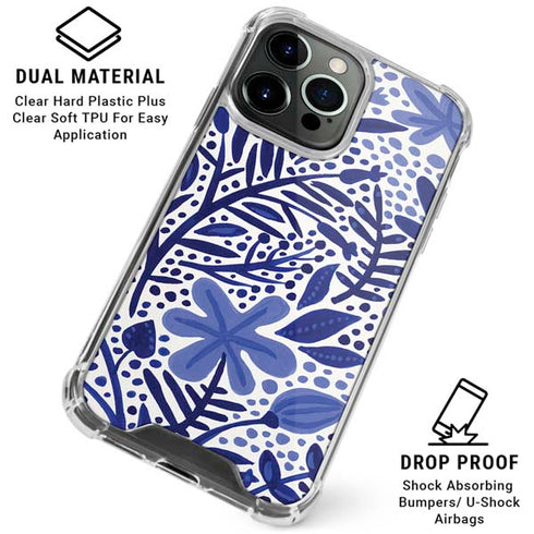 Blue Garden by Cat Coq iPhone 16 Pro Clear Case
