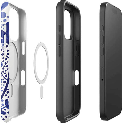 Blue Garden by Cat Coq iPhone 16 Pro Magsafe Impact Case