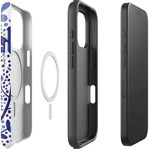 Blue Garden by Cat Coq iPhone 16 Pro Max Magsafe Impact Case