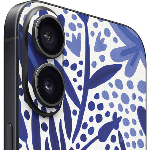 Blue Garden by Cat Coq iPhone 16 Skin