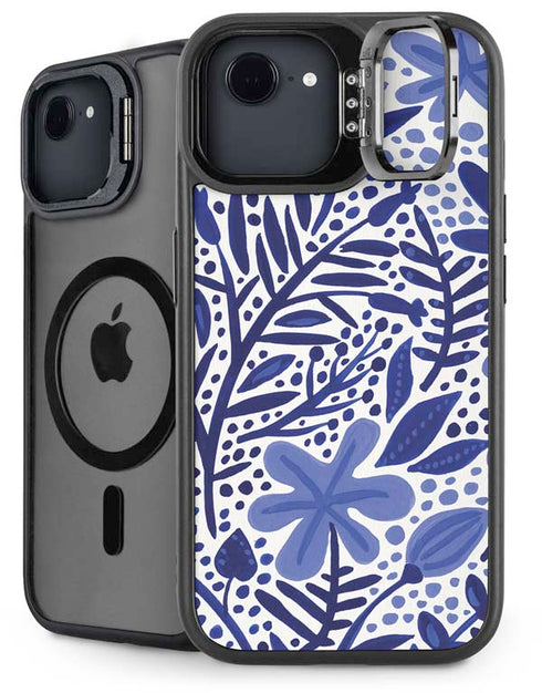 Blue Garden by Cat Coq iPhone 16e Kickstand Case