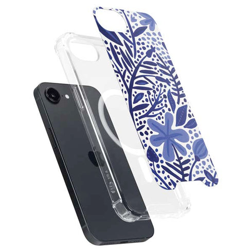 Blue Garden by Cat Coq iPhone 16e MagSafe Case