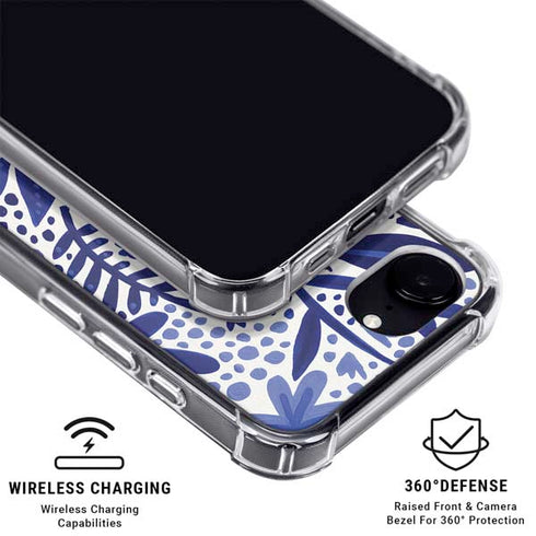 Blue Garden by Cat Coq iPhone 16e MagSafe Case