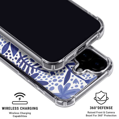 Blue Garden by Cat Coq iPhone 17 Clear Case