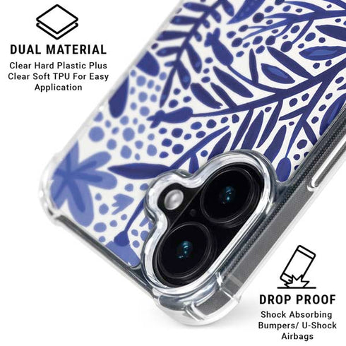 Blue Garden by Cat Coq iPhone 17 Clear Case