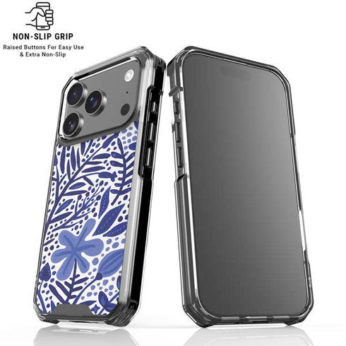 Blue Garden by Cat Coq iPhone 18 Pro Clear Case